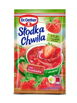 Dr. Oetker Słodka Chwila Kisiel z kawałkami owoców smak truskawka
