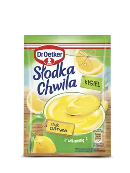 Dr. Oetker Słodka Chwila Kisiel smak cytryna