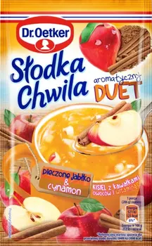 Dr. Oetker Słodka Chwila Kisiel aromatyczny DUET pieczone jabłko-cynamon