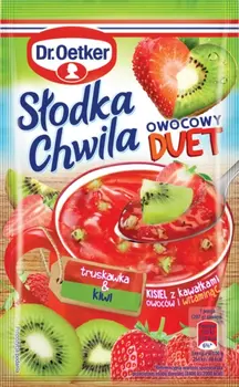 Dr. Oetker Słodka Chwila Kisiel owocowy DUET truskawka-kiwi
