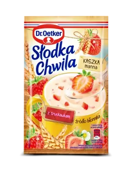 Dr. Oetker Słodka Chwila Kaszka manna z truskawkami