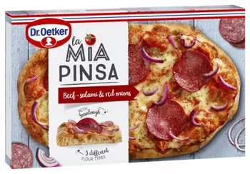 Dr. Oetker La Mia Pinsa Beef-salami & red onions