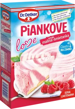 Dr. Oetker Ciasto na zimno Piankove Love smak malina-śmietanka
