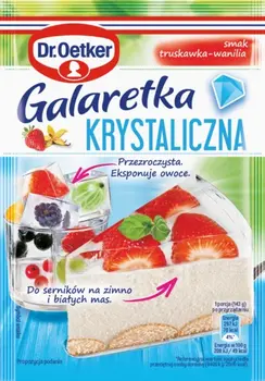 Dr. Oetker Galaretka krystaliczna smak truskawka-wanilia