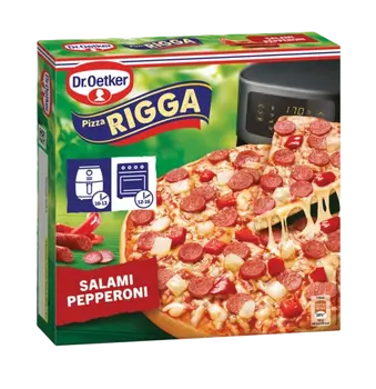 Dr. Oetker Pizza Rigga Salami Pepperoni