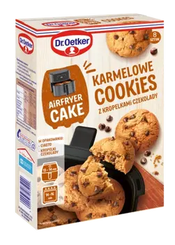 Dr. Oetker Karmelowe Cookies z kropelkami czekolady Airfryer Cakes