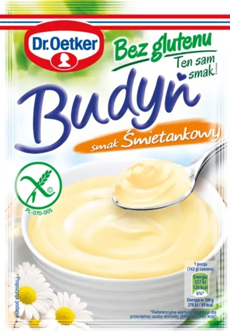 Dr. Oetker Budyń o smaku śmietankowym Bez glutenu
