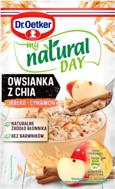 Dr. Oetker Owsianka z chia jabłko-cynamon