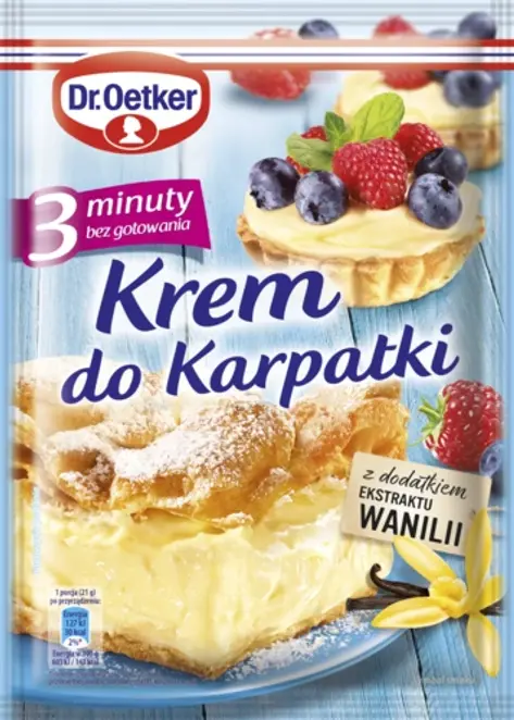 Dr. Oetker Krem do Karpatki 3 minuty