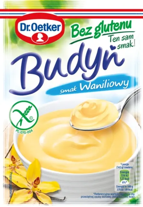 Dr. Oetker Budyń o smaku waniliowym Bez glutenu