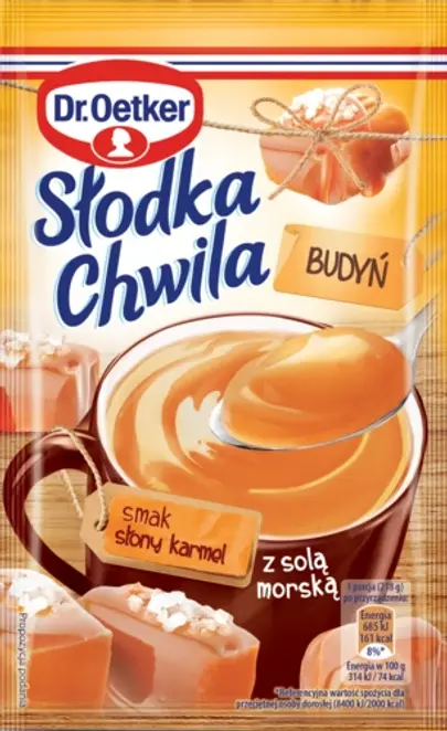 Dr. Oetker Słodka Chwila Budyń smak słony karmel
