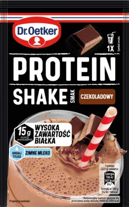 Dr. Oetker Shake proteinowy smak czekoladowy