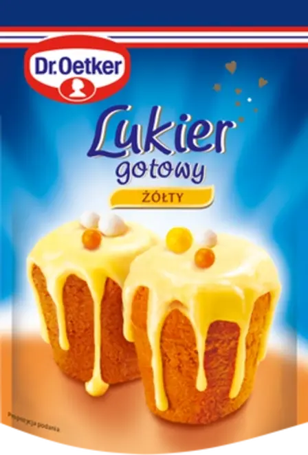 Dr. Oetker Lukier gotowy żółty