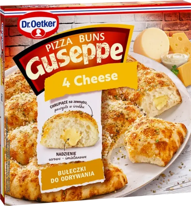 Dr. Oetker Guseppe Pizza Buns 4 Cheese