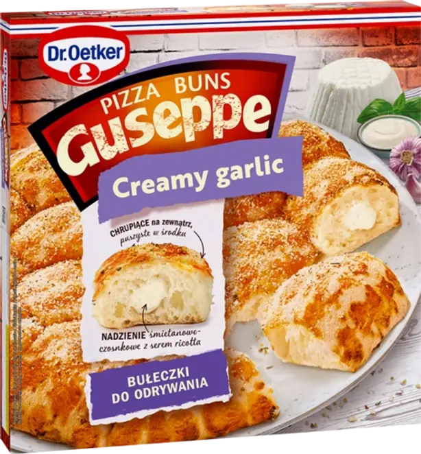 Dr. Oetker Guseppe Pizza Buns Creamy Garlic