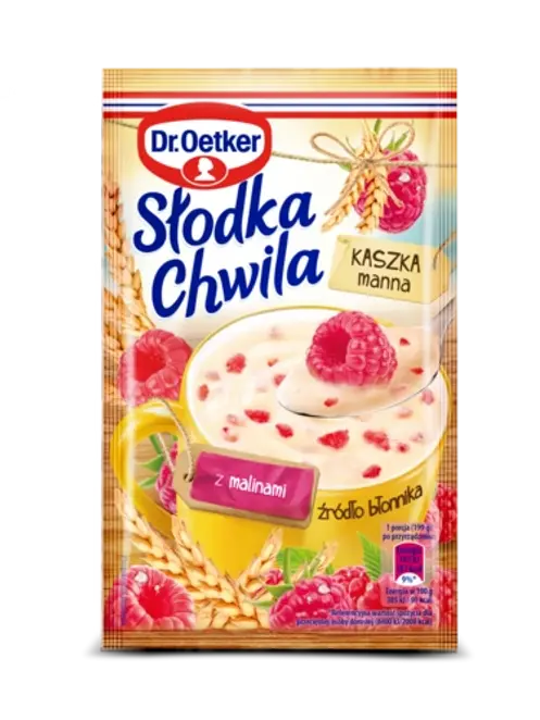 Dr. Oetker Słodka Chwila Kaszka manna z malinami