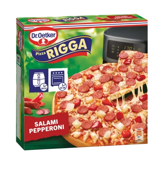 Dr. Oetker Pizza Rigga Salami Pepperoni