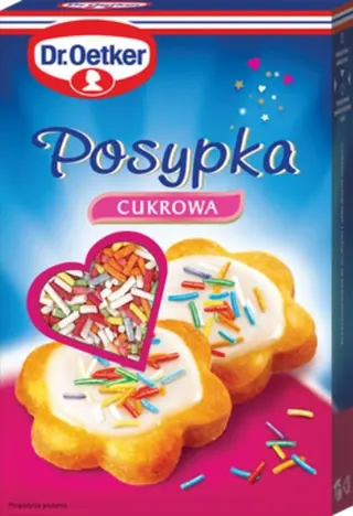 Posypki cukrowej Dr. Oetkera