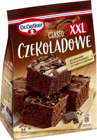 Ciasta czekoladowego XXL Dr. Oetkera