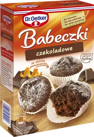 Babeczek czekoladowych ze skórką pomarańczy Dr. Oetkera