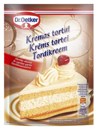 Kremu do tortów i ciast smak waniliowy Dr. Oetkera