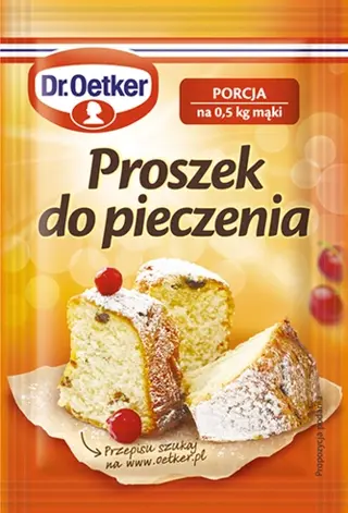Proszku do pieczenia 15 g Dr. Oetkera