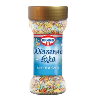 Wiosennej Łąki mixu dekoracji Dr. Oetkera