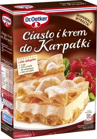 Ciasta i kremu do Karpatki Dr. Oetkera