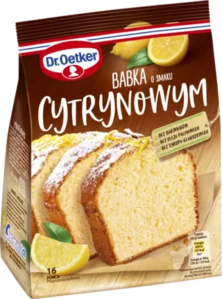 Babki o smaku cytrynowym Dr. Oetkera