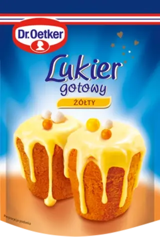 Lukru gotowego żółtego Dr. Oetkera