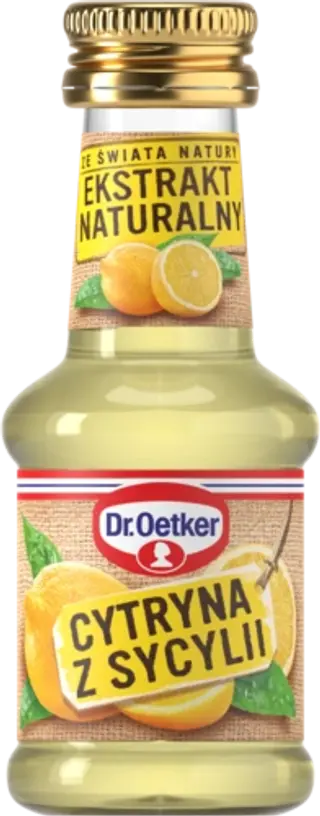 Ekstraktu naturalnego Cytryna z Sycylii Dr. Oetkera