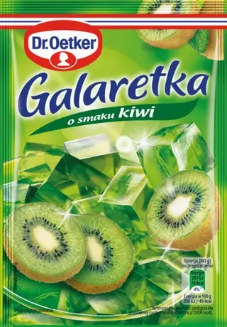 Galaretki o smaku kiwi Dr. Oetkera
