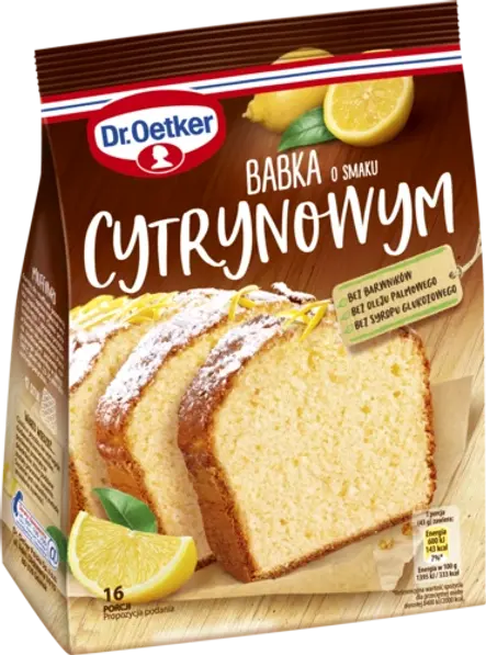 Babki o smaku cytrynowym Dr. Oetkera