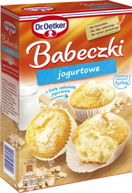 Babeczek jogurtowych Dr. Oetkera