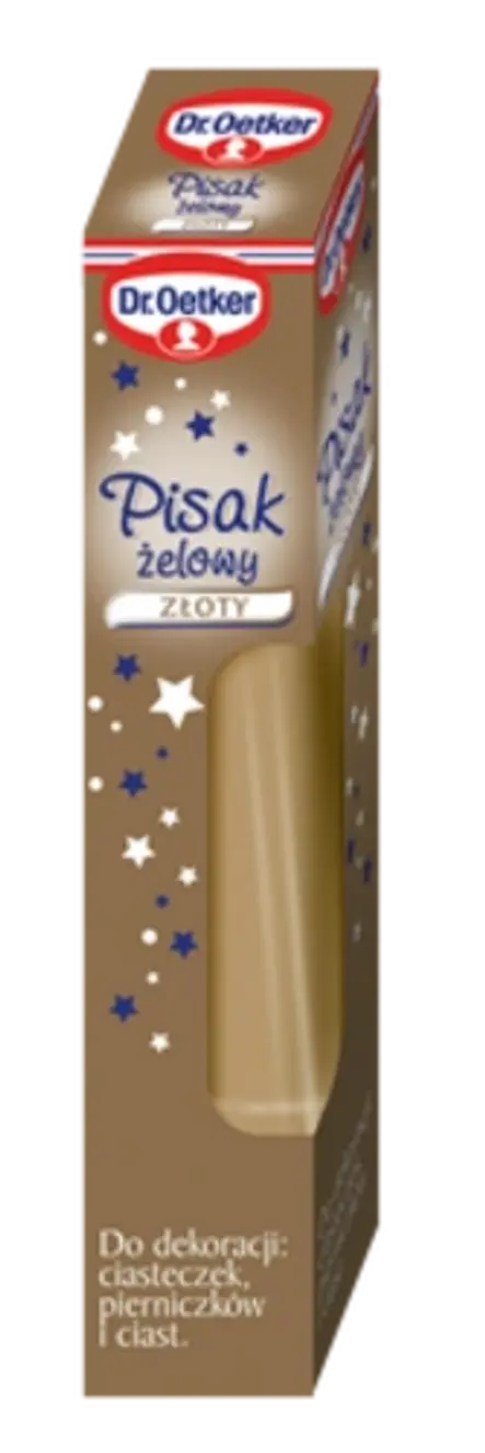 Pisaka żelowego złotego Dr. Oetkera