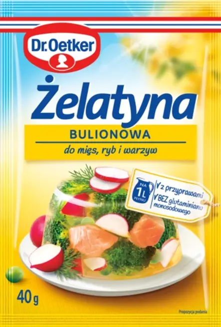 Żelatyny bulionowej Dr. Oetkera