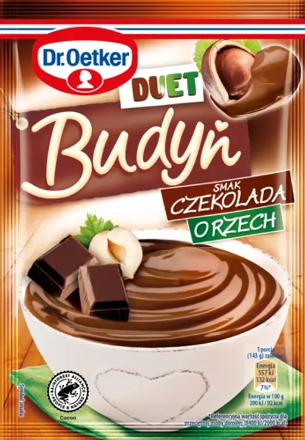 Budyniu Duet smak czekolada- orzech Dr. Oetkera