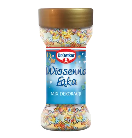 Wiosennej Łąki mixu dekoracji Dr. Oetkera