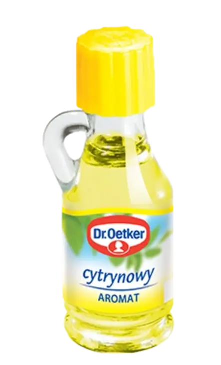 Aromatu cytrynowego Dr. Oetkera lub kieliszek likieru cytrynowego