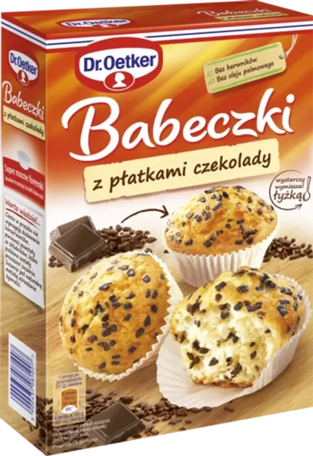 Dr. Oetker Babeczki z płatkami czekolady