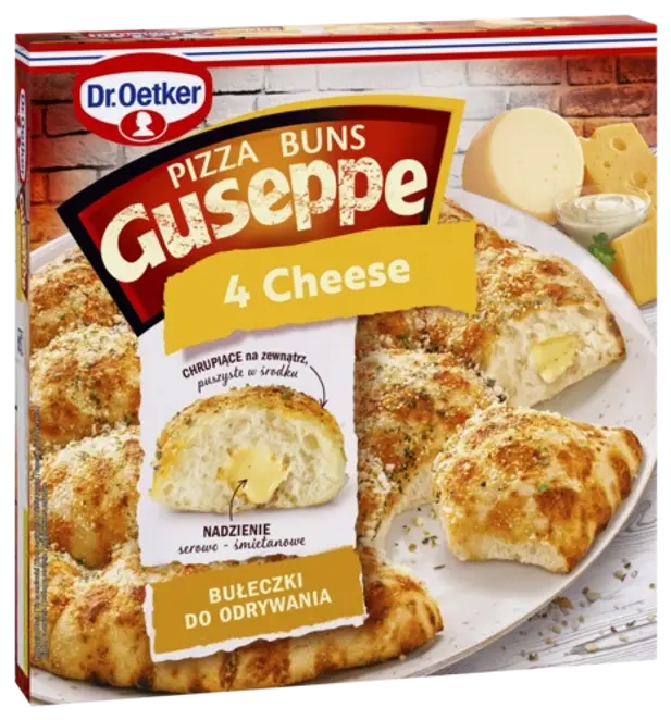 Dr. Oetker Guseppe Pizza Buns 4 Cheese
