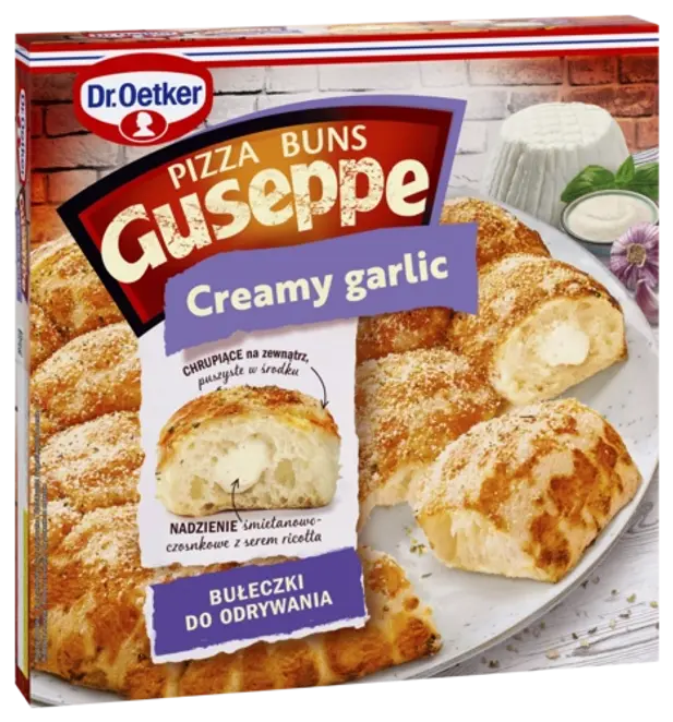 Dr. Oetker Guseppe Pizza Buns Creamy Garlic