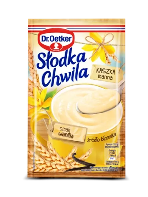 Dr. Oetker Słodka Chwila Kaszka manna smak wanilia