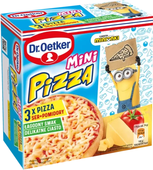 Dr. Oetker Mini Pizza Minionki ser i pomidor