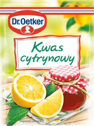 Kwasu cytrynowego Dr. Oetkera