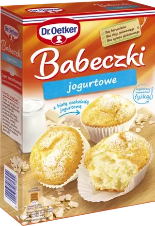 Babeczek jogurtowych Dr. Oetkera