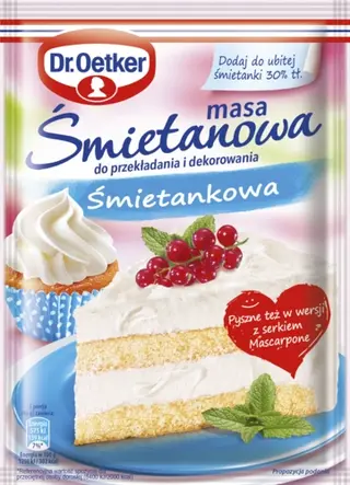 Masy śmietanowej Śmietankowej Dr. Oetkera