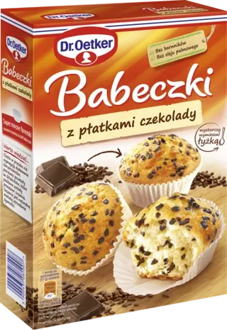 Babeczek z płatkami czekolady Dr. Oetkera
