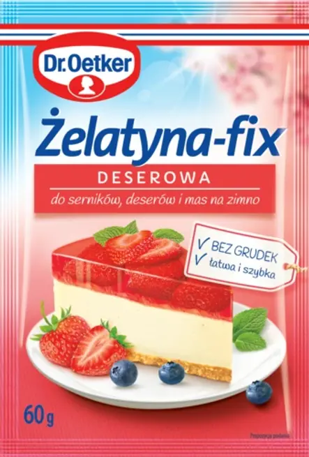 Żelatyny-fix deserowej Dr. Oetkera