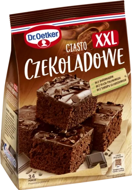 Ciasta czekoladowego XXL Dr. Oetkera